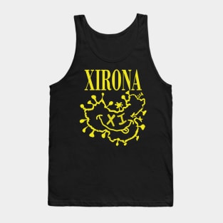 Xirona Xi Jinping China Grunge Happy Virus Face Tank Top